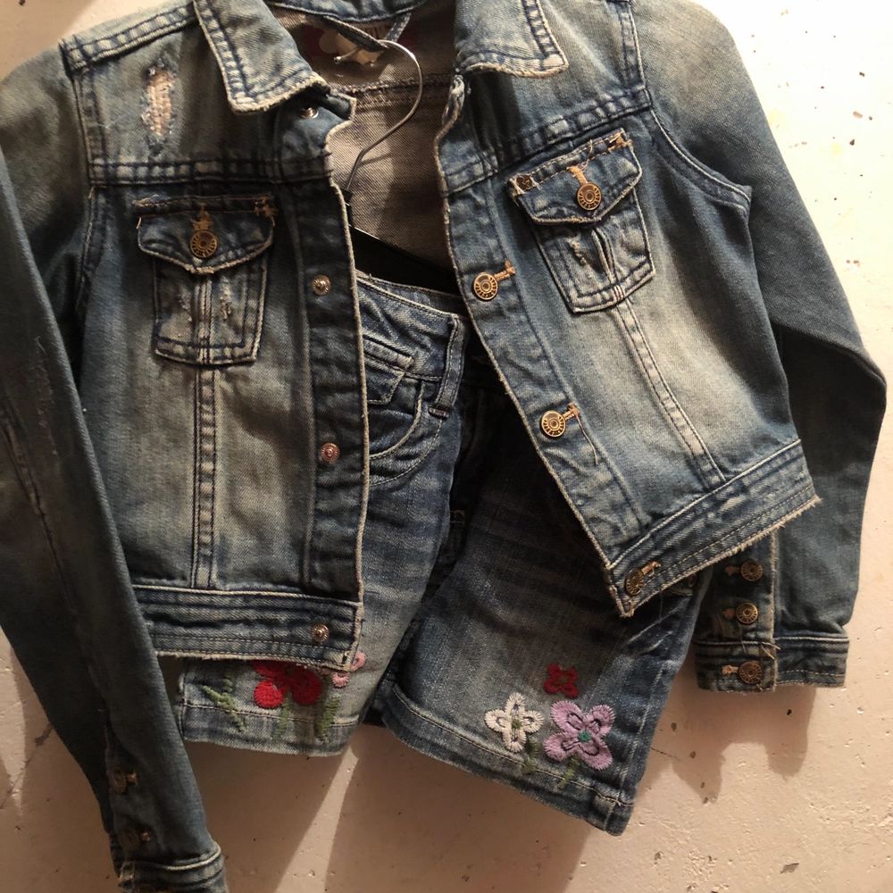 Jeans jacka och kjol | Plick Second Hand