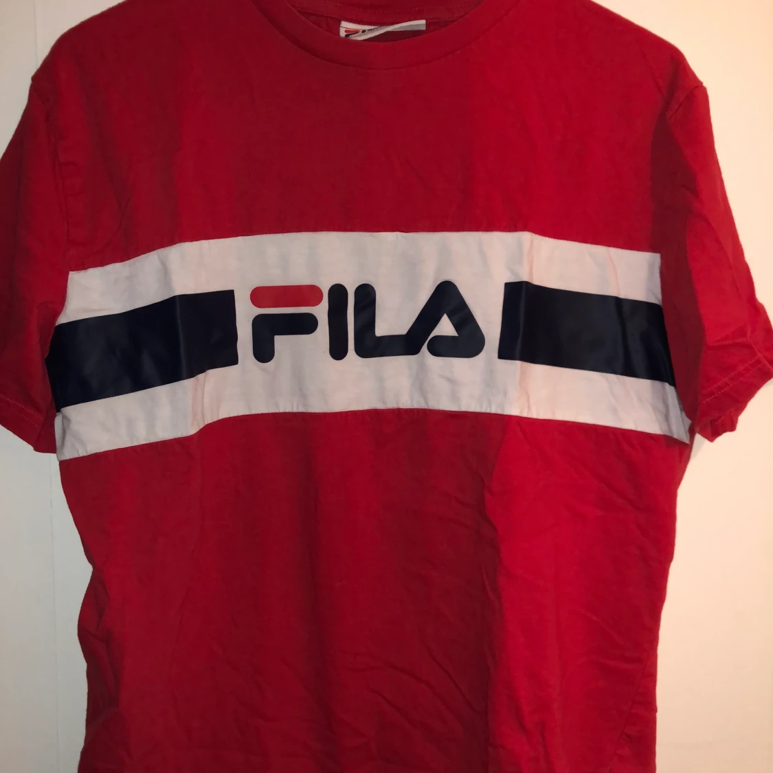 Röd Fila T-Shirt