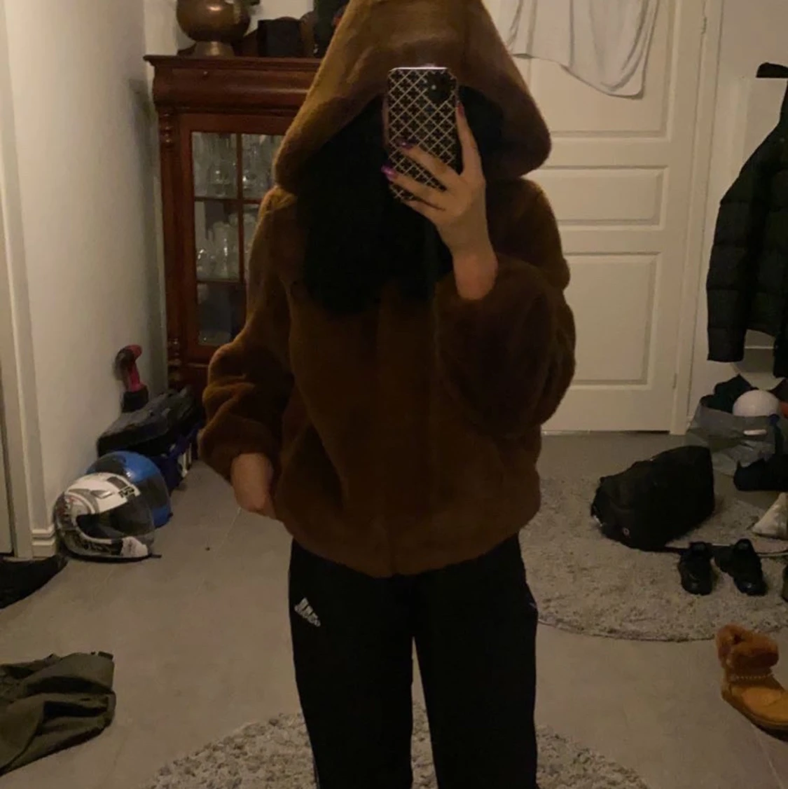 NA-KD pälsjacka strl M 