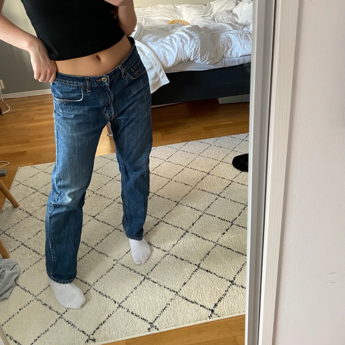 Lågmidjade jeans 