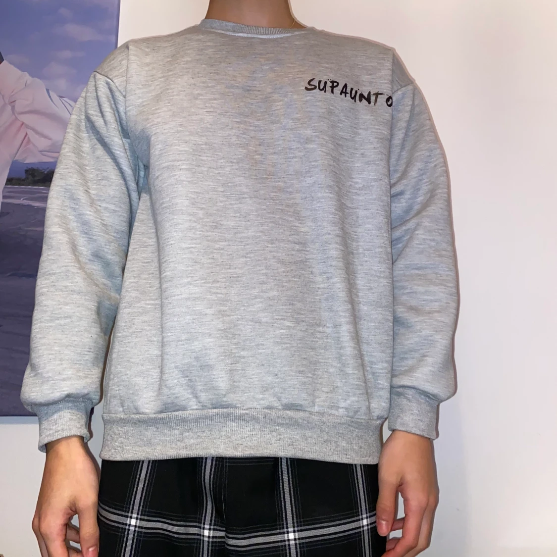 Grå Supanto Sweatshirt L