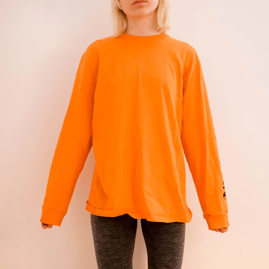 Långärmad orange tröja! - 91