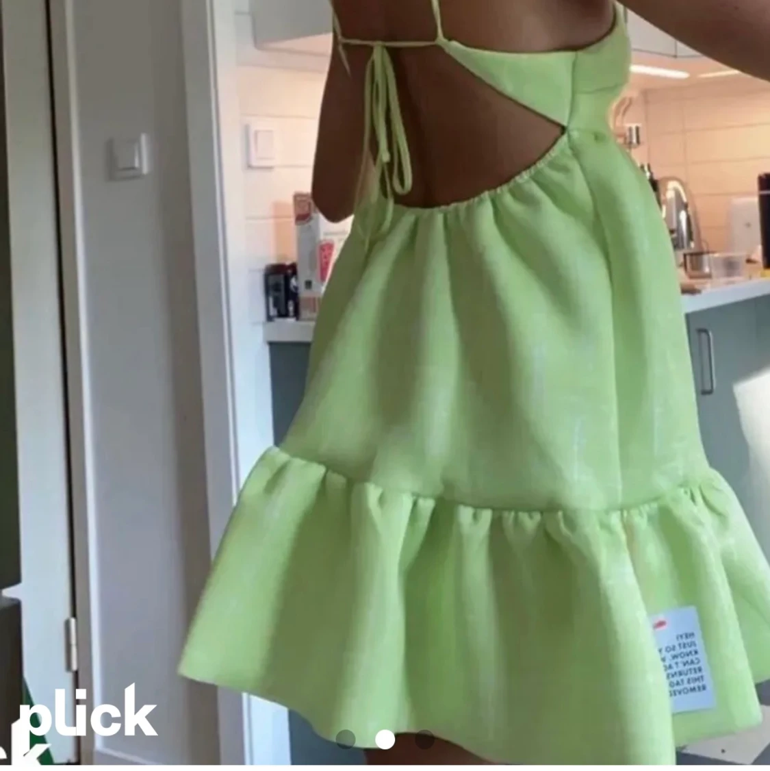 Grön klänning  - 91