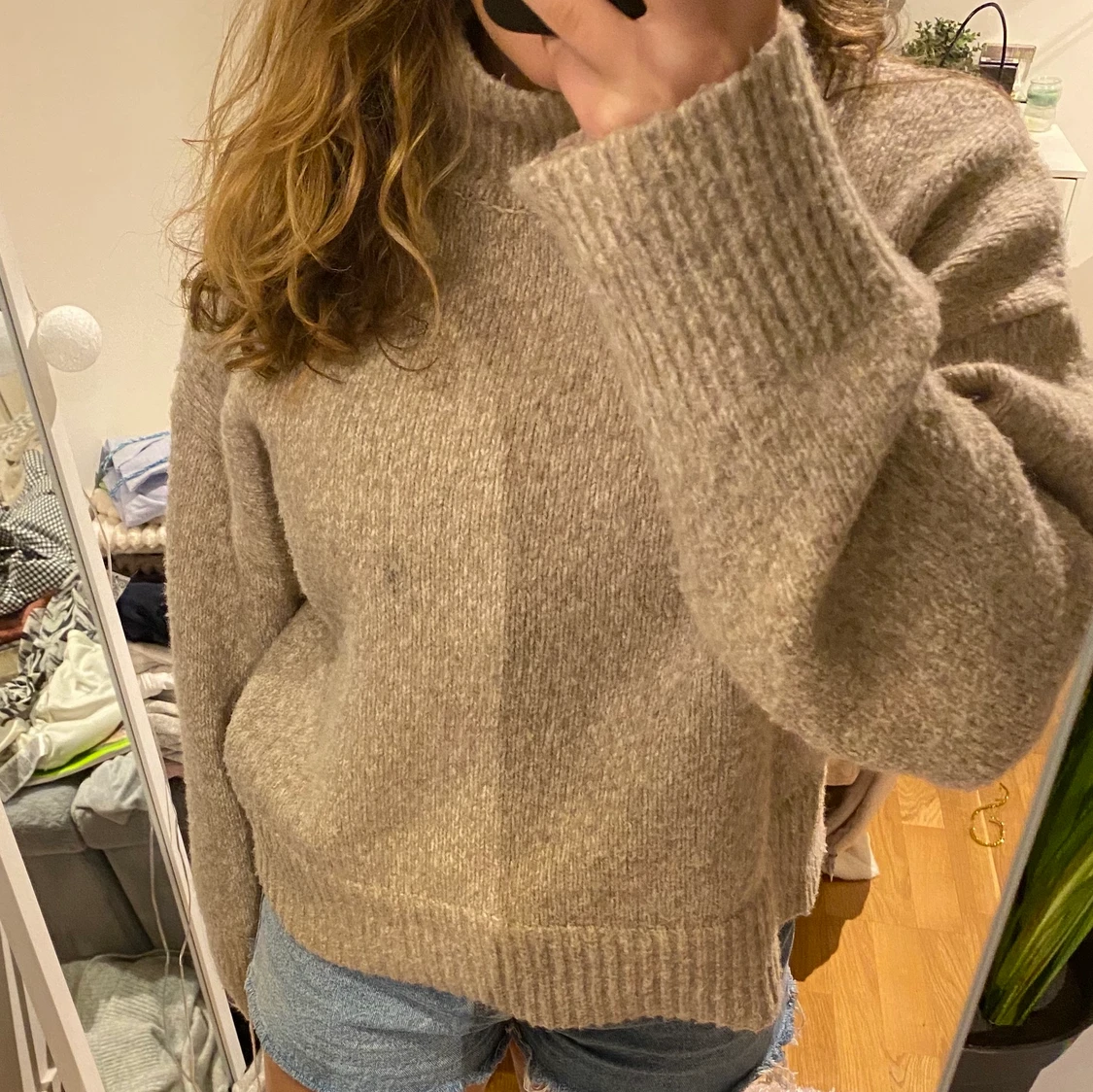 Mysig tröja med krage 