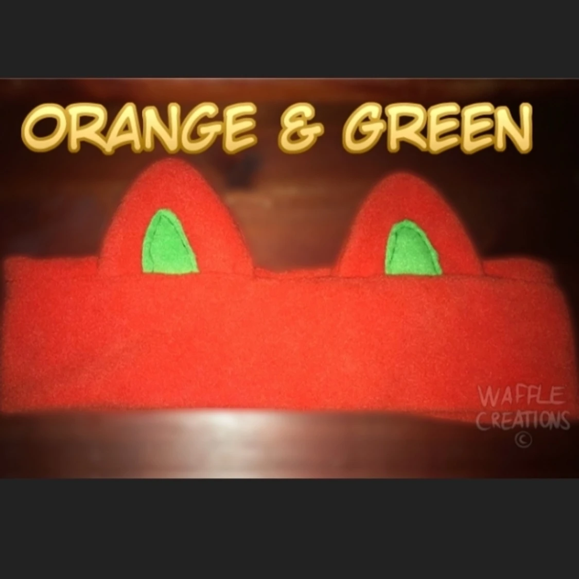 Pannband med öron - Handgjorda