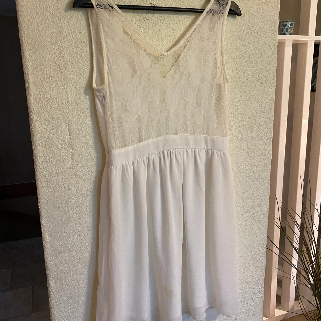 Vit klänning  - 90