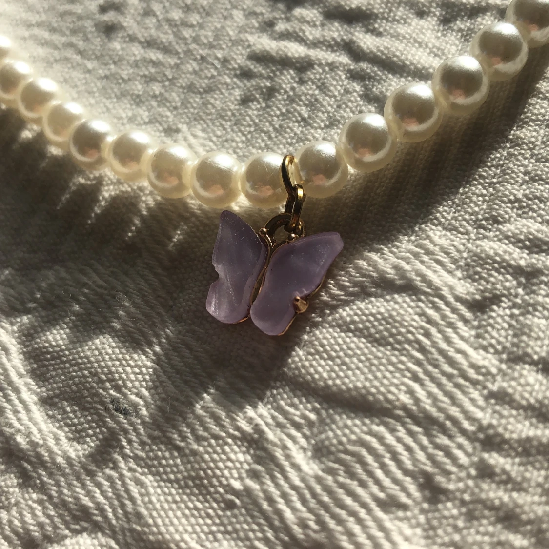 Halsband ~ pärlor - 90