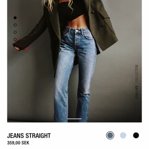 Zara jeans - Jeans mid rise straight från zara, knappt använda. Storlek 40 passar även 38