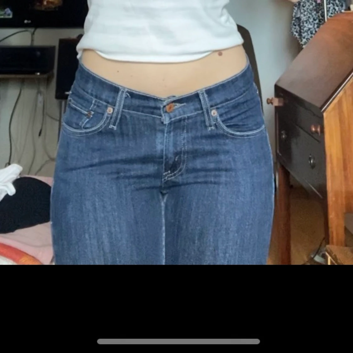 Lågmidjade Levis jeans från Beyond retro