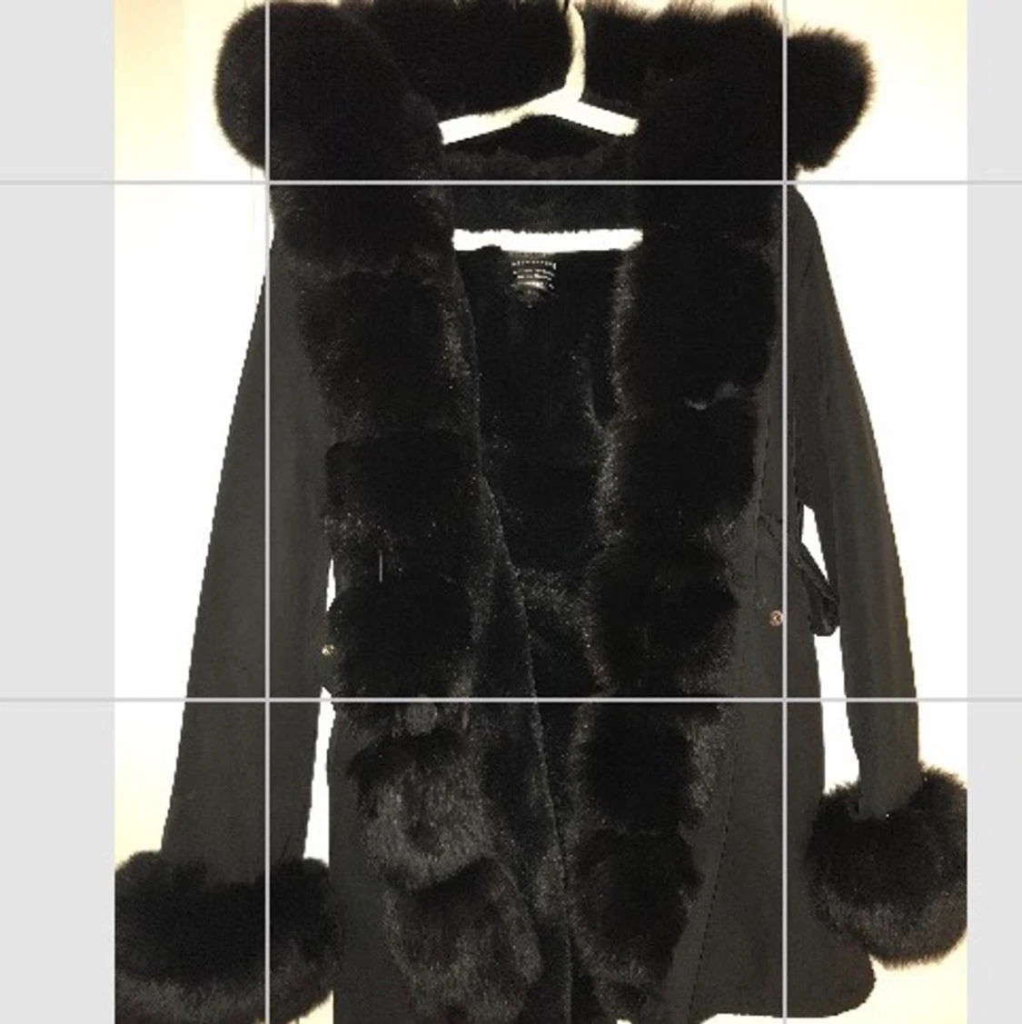 Svart Parka jacka  - 91