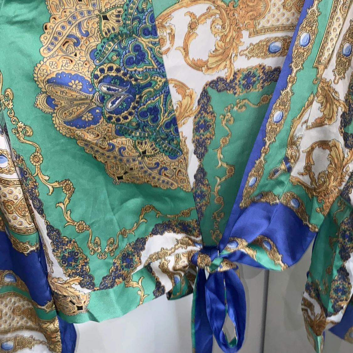 Grön blå top (crop) - 90