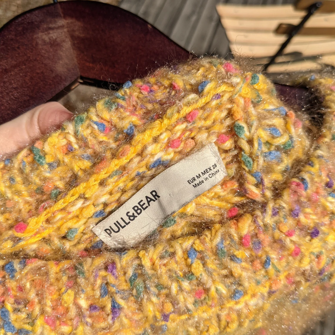 Pull&bear Gul tröja jumper sweater - 91