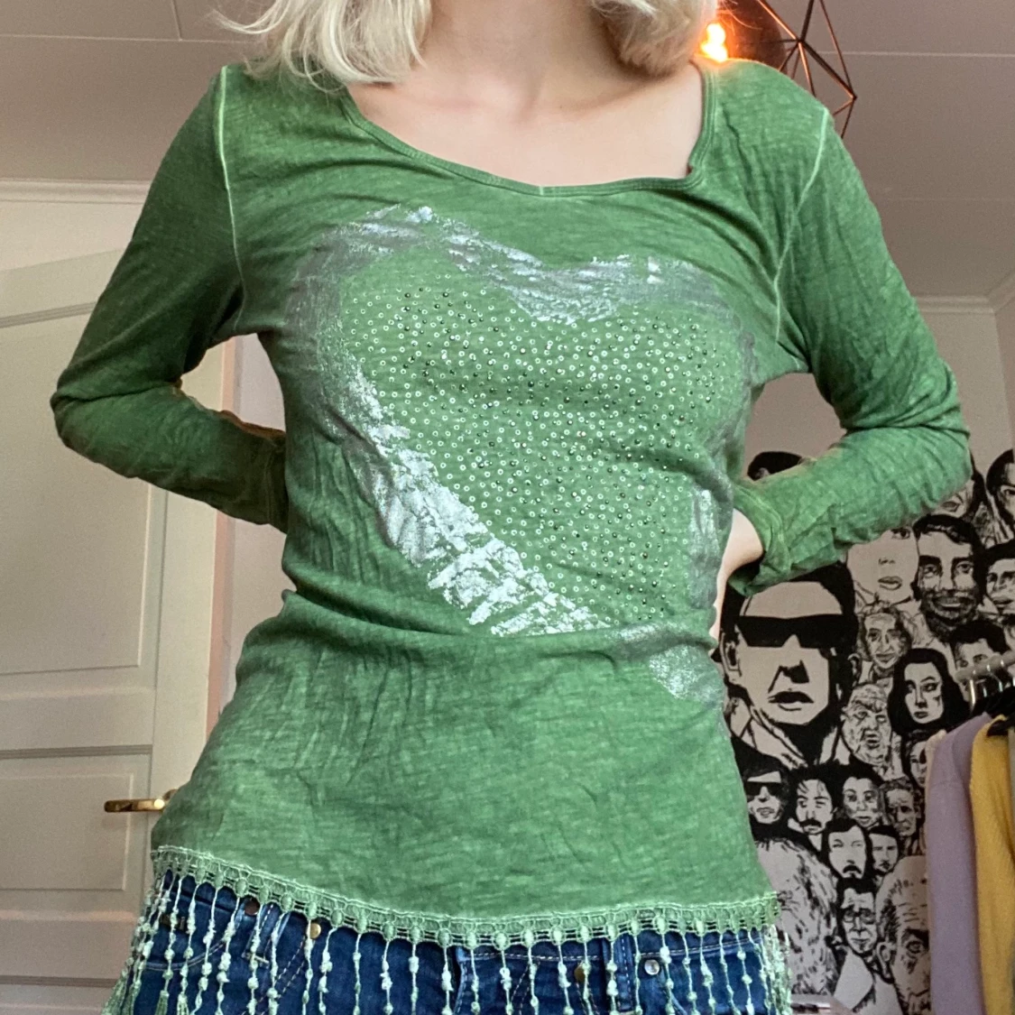 Grön tröja - 90