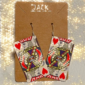 JACK earrings - JACK cards 