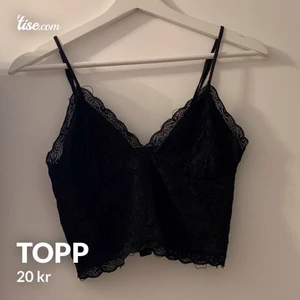 Topp - Svart topp i storlek xs, 20kr + ev frakt eller bud! 