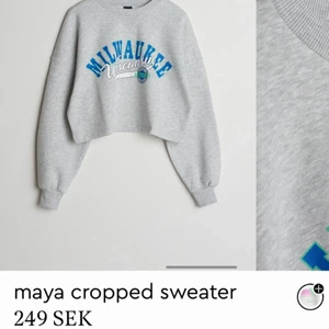 Sweatshirt - Säljer denna croppade sweatshirten från Ginatricot. Nypris 249 kr, mitt pris är 100 kr. Aldrig använd. Vill du ha mer bilder eller undrar något så skriv❤️ Frakt tillkommer