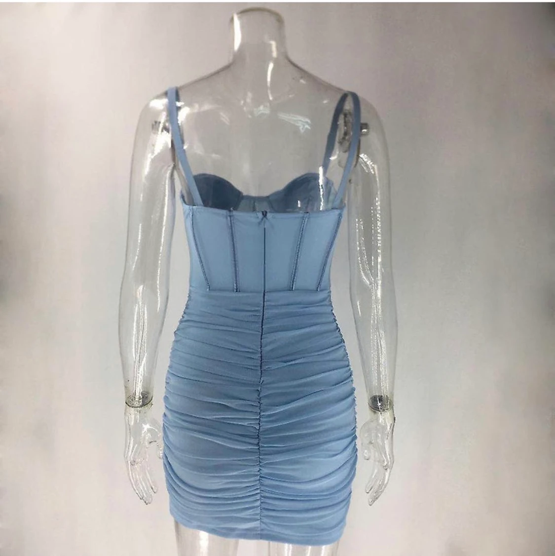 Ljusblå festklänning  - 91