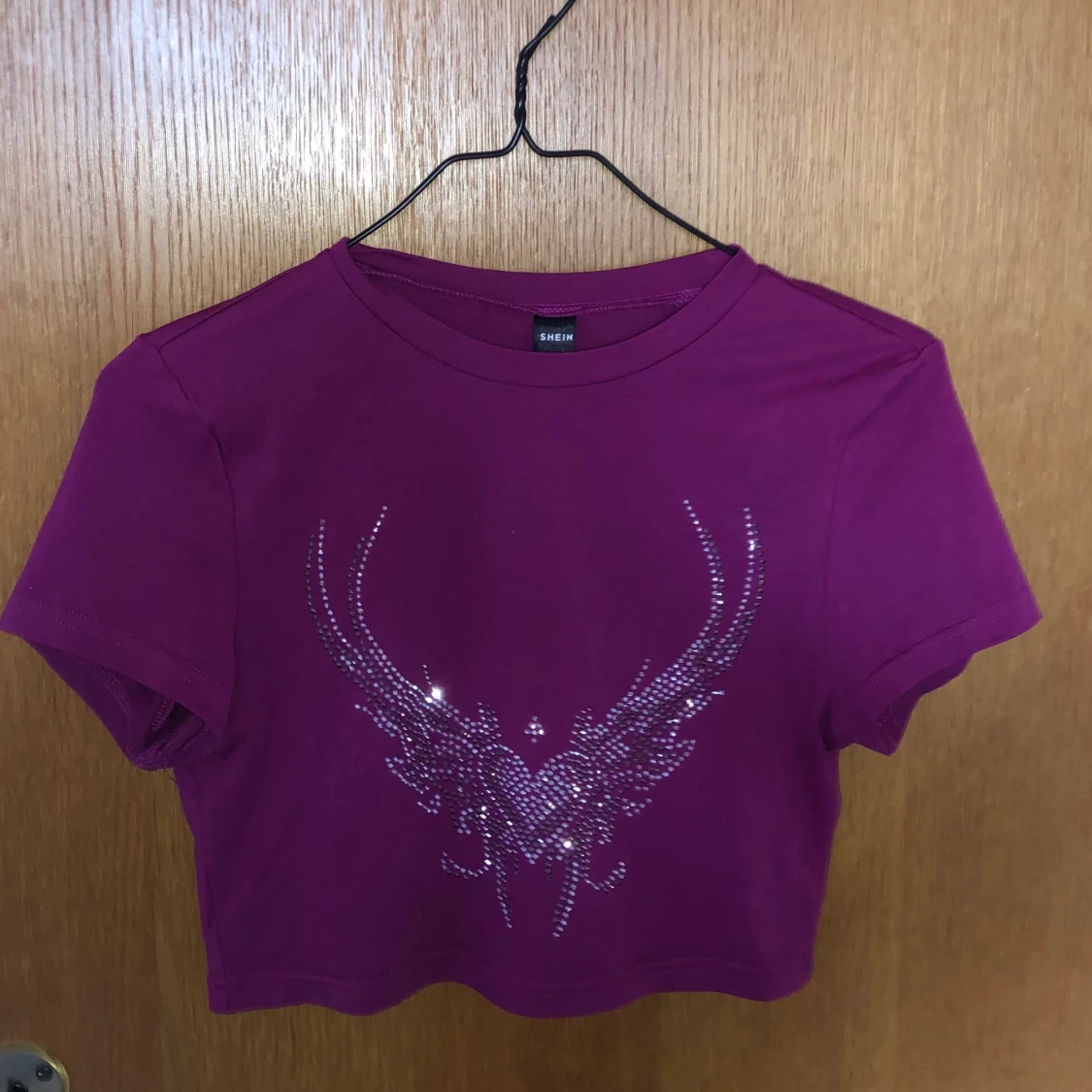 Rosa croppad topp - 90