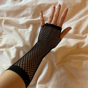 Svarta näthandskar - Använda men fortfarande bra skick!