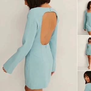 Supersnygg blåklänning! - Säljer denna super fina klänning för den kommer inte till användning längre! Endast använd en gång! Slutsåld hela tiden