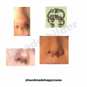 fake septum - noga rengjord sparsamt använd