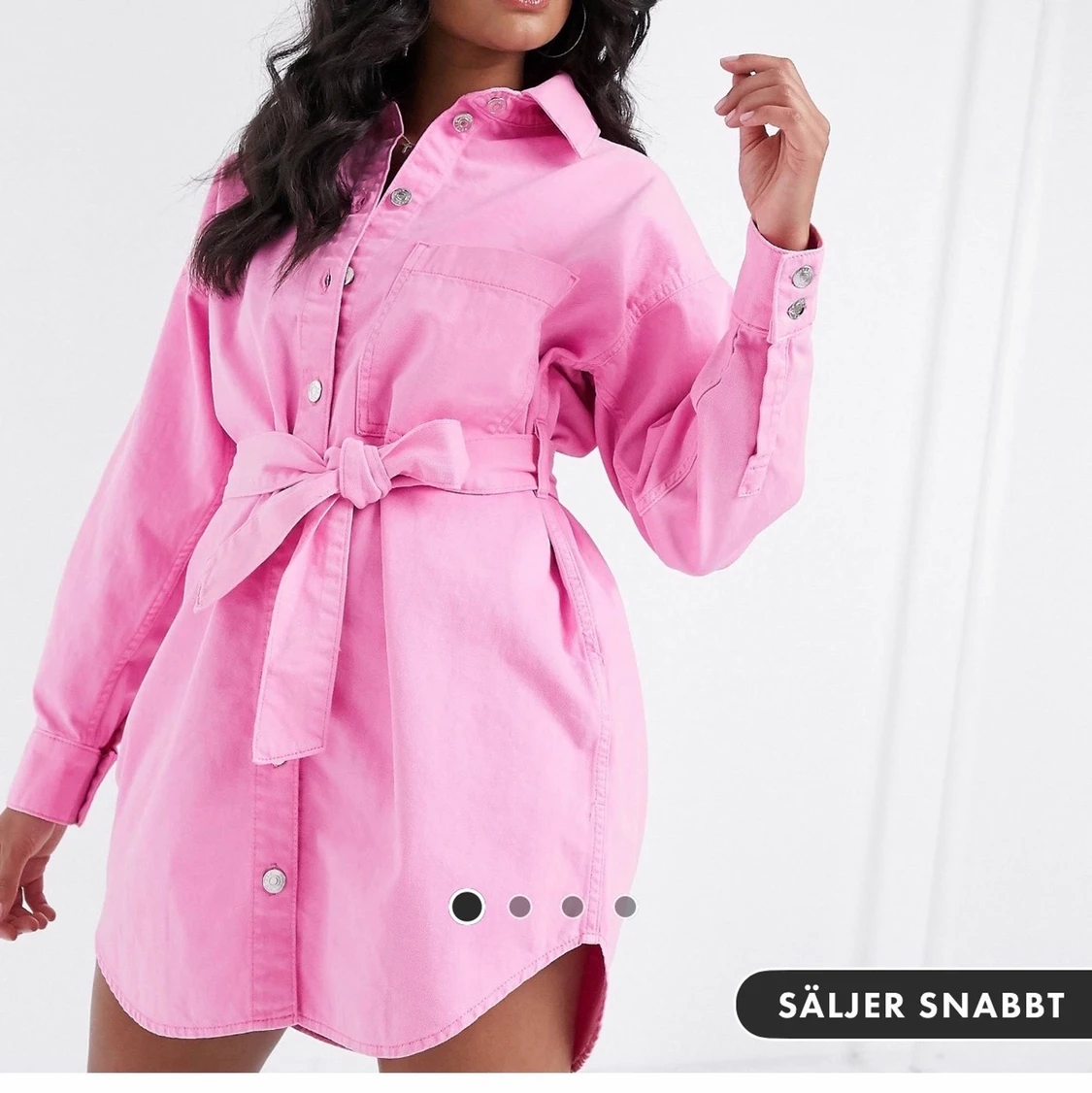 Rosa jeansklänning från Asos - 90