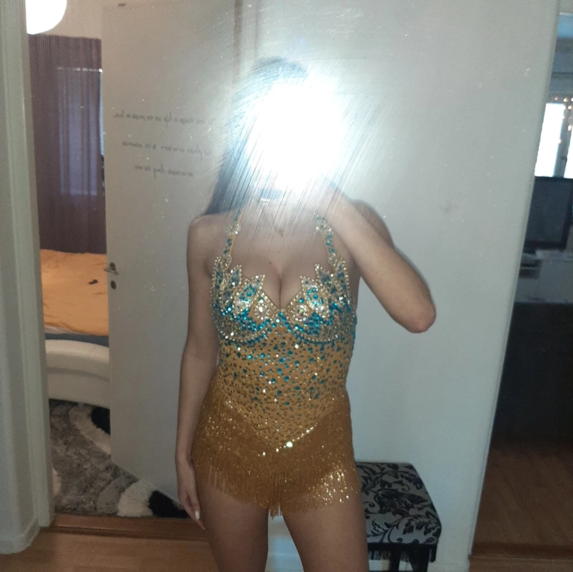 Samba/salsa show costume  - 91