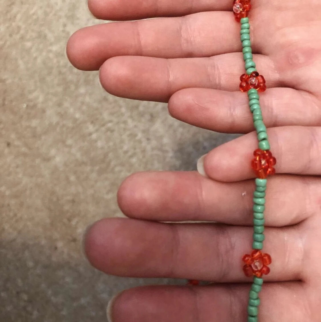 Blommigt halsband🌸 - 90