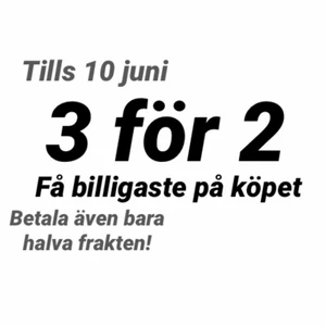 Sale - Så nu har jag tagit studenten! Så känner för att fira med 3 för 2 på allt + halva priset på frakten❤️  Ops endast swish Kan mötas upp om någon vill de!