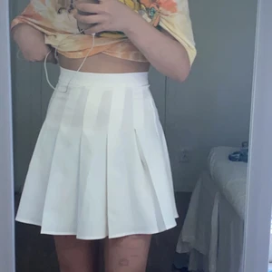 kjol vit  - kjol från shein