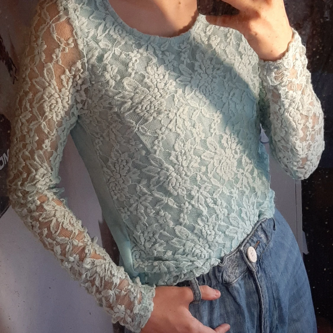 Blå Spetströja cubus