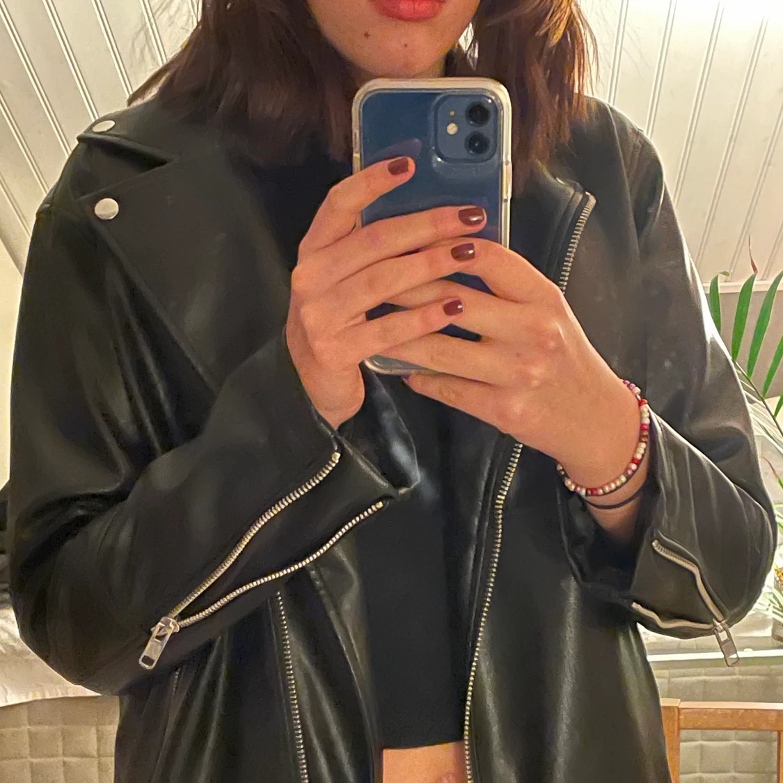 ”Skinnjacka” från Monki, storlek M