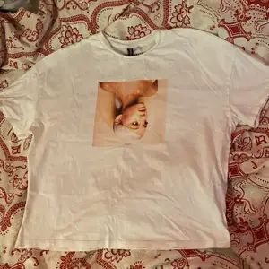En tröja från H&M med Ariana Grande och hennes album Sweetener. Storlek M. Fint använt skick.