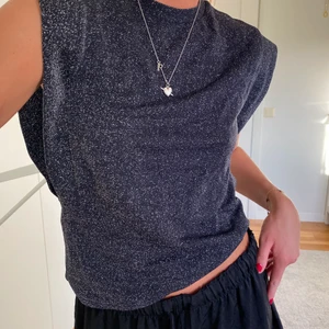 Glittrig topp - Glittrig topp i storlek s, knappt använd. 120:- ev frakt kan mötas upp, borås Landvetter Mölnlycke