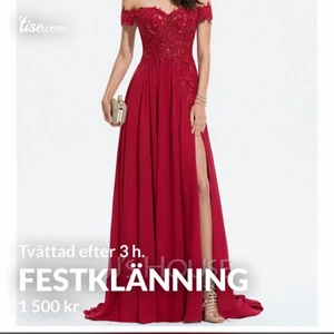 Fest klänning - Använde endast en gång. Passar 38 och 40.