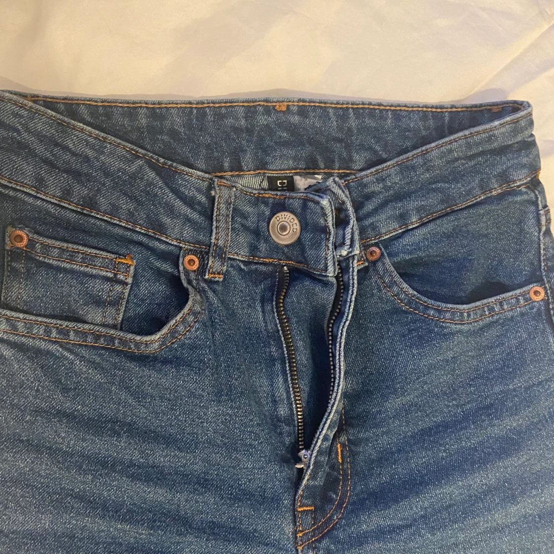 Mörkblå straight leg  - 91