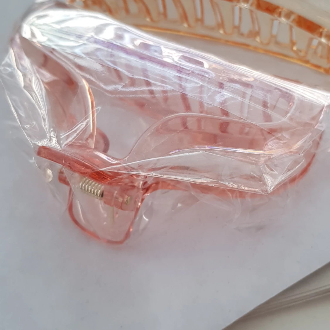 Transparenta hårklämmor  - 90