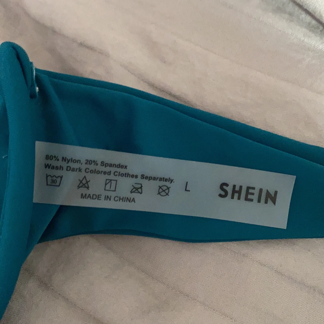 Blå/grön bikini topp - 90