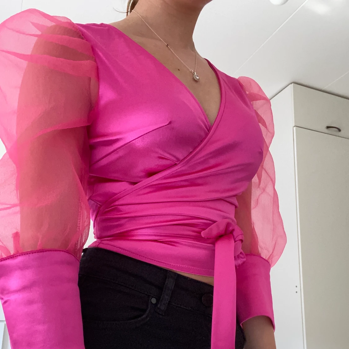 Boohoo rosa topp storlek 36 - 90