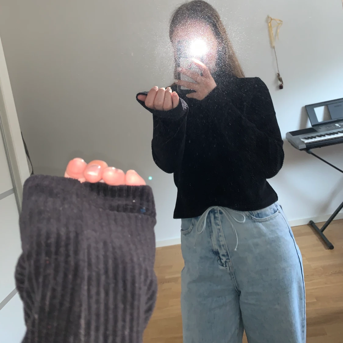 Svart Manchester polotröja - 90