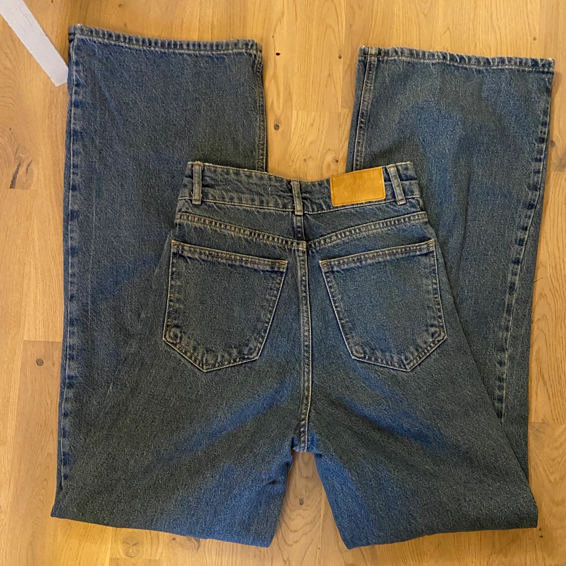 Långa vida jeans från zara
