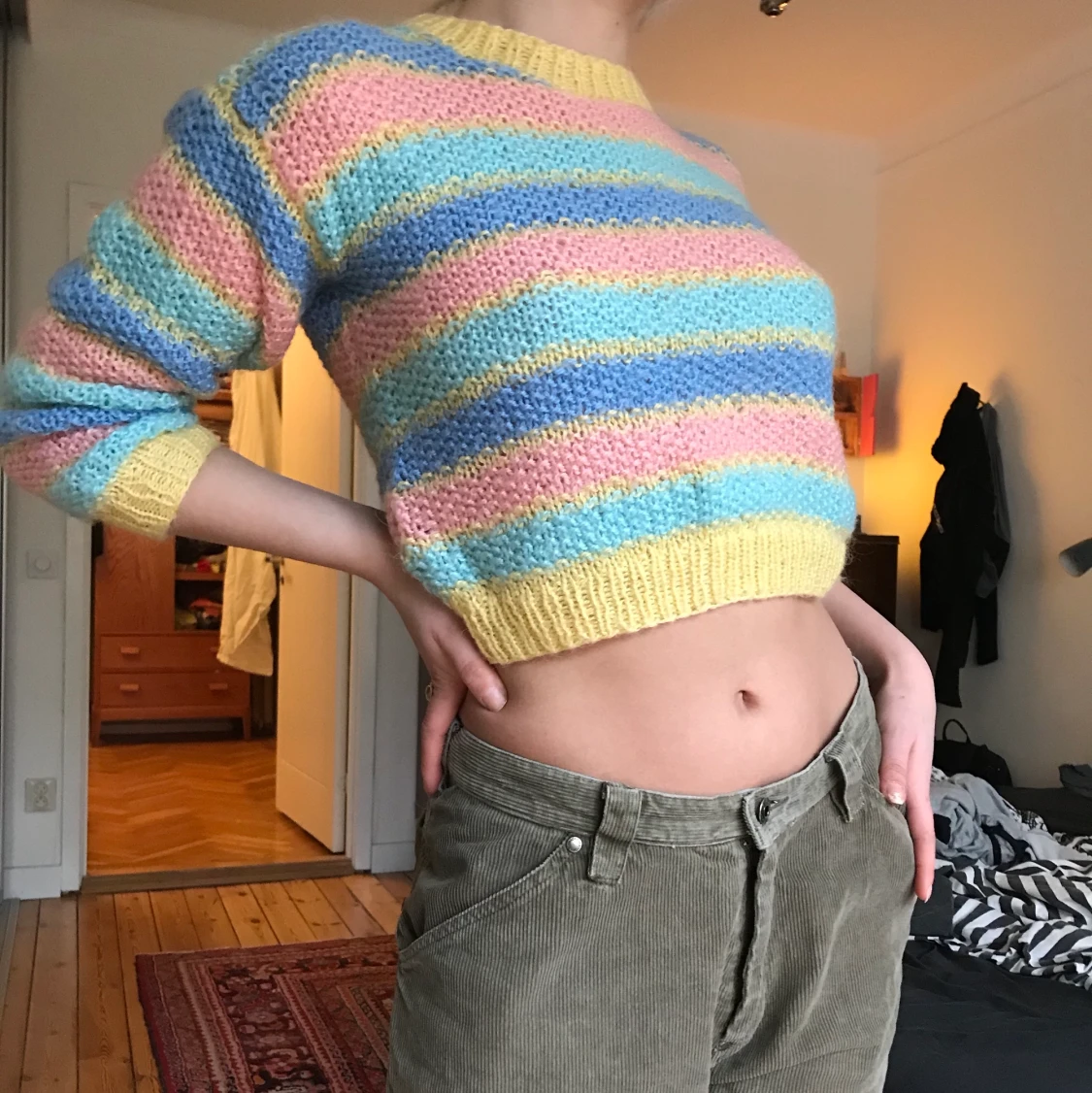 Stickad tröja, xxs/xs