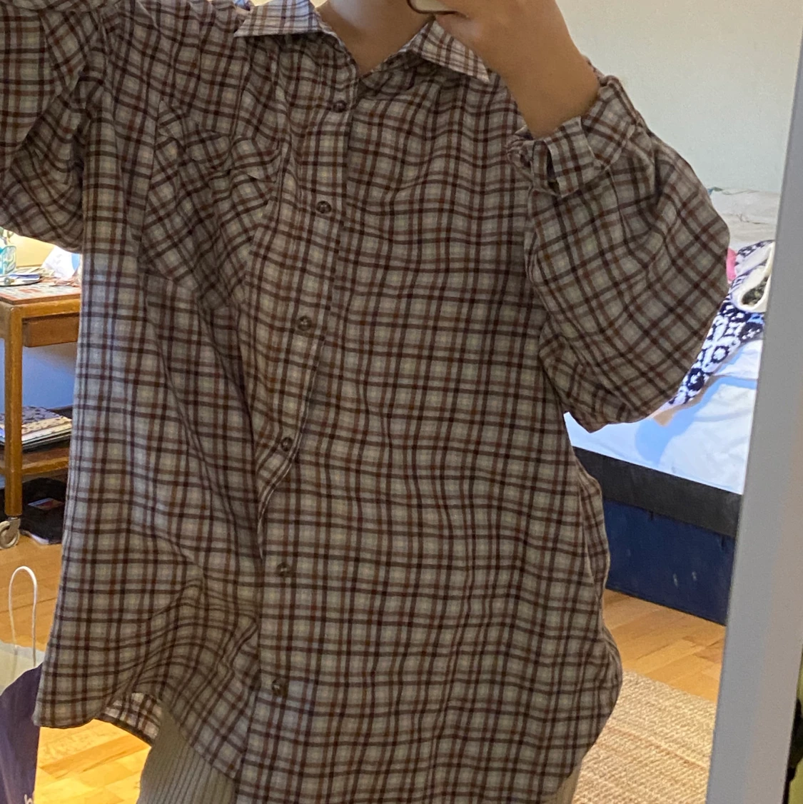 Oversized skjorta  - 90