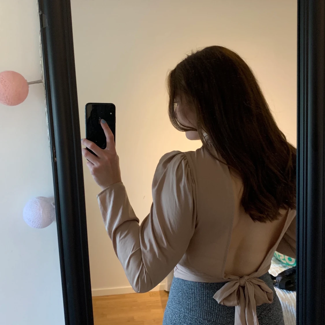 Tröja med öppen rygg