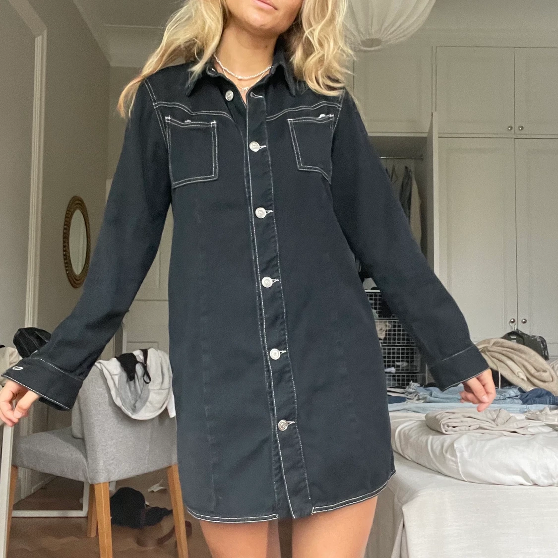 Jeans klänning Ganni - 90