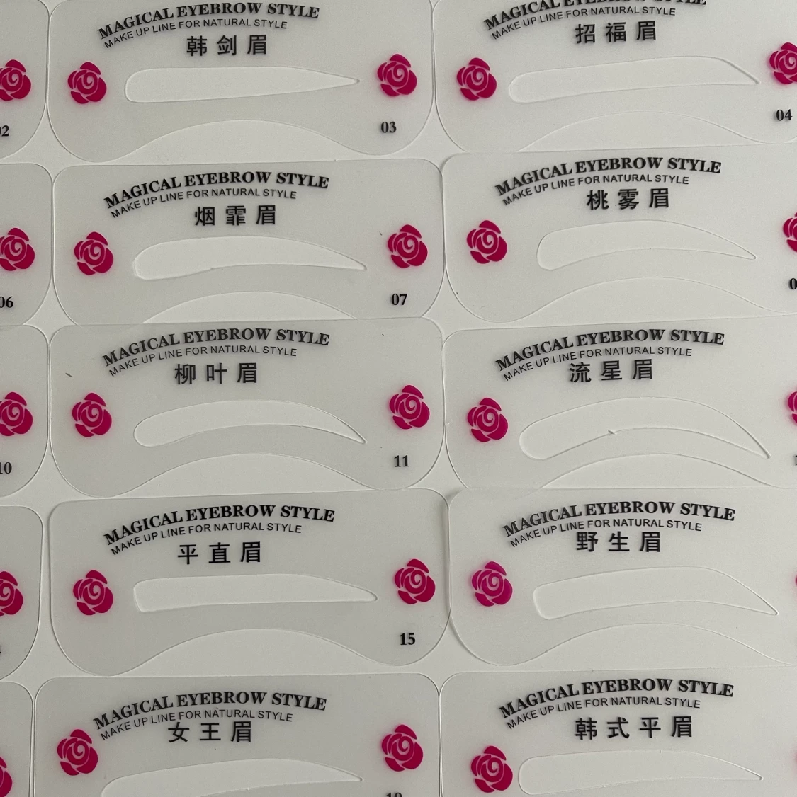 NYA ÖGONBRYNSMALLAR 24 STYCKEN 50 SEK - 90