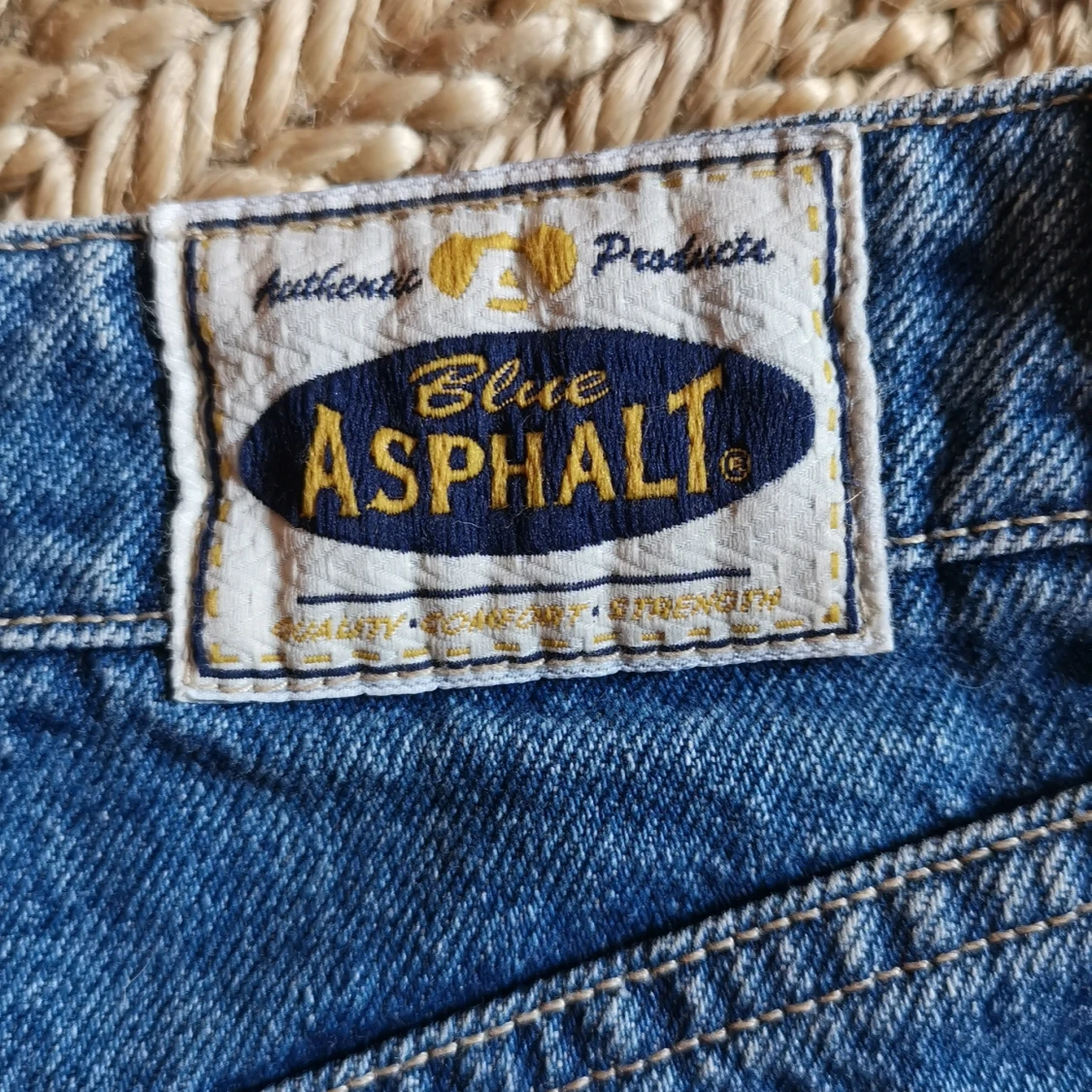 Vintage 90's jeansshorts Blue Asphalt - 91