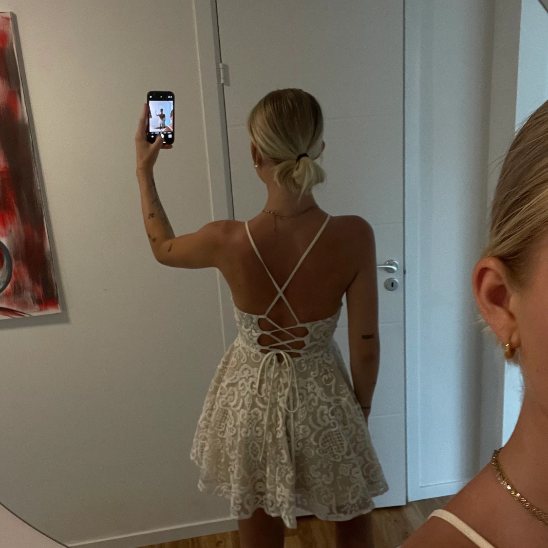 Spets klänning  - 90