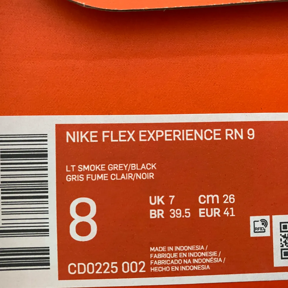 Nya Nike flex Experience RN 9 Storlek 41 - 26cm. Skor.