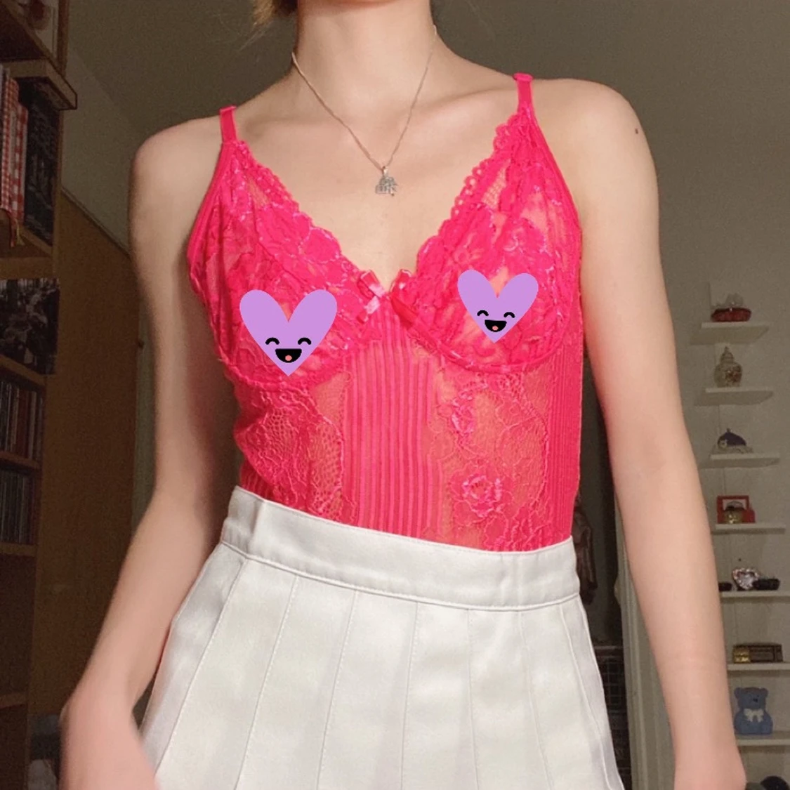 💖 splitterny ceriserosa spets body 💖 - 90